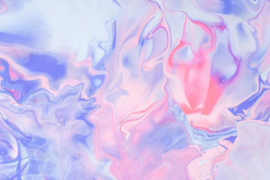 Abstract fluid art depicting lymphatic flow and detoxification.