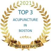 Top three best rated acupuncturists in Boston for 2021.